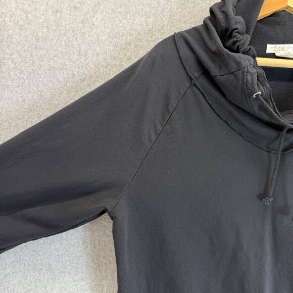 Mod O Doc‎ Black Pullover Hoodie Sweater Cowl Neck Pockets Casual Basic Size XL - Picture 5 of 13